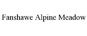 FANSHAWE ALPINE MEADOW