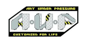 AUP ART UNDER PRESSURE CUSTOMIZED FOR LIFE