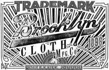 TRADEMARK BROOKLYN CLOTH MFG. CO 1896 SUPERIOR GOODS