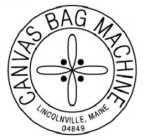 CANVAS BAG MACHINE LINCOLNVILLE, MAINE 04849