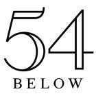 54 BELOW