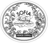 SOFIA RIESLING MONTEREY COUNTY FRANCIS COPPOLA