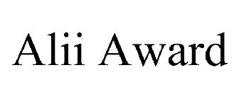 ALII AWARD