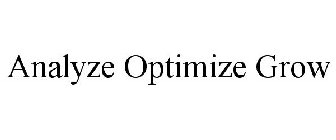 ANALYZE OPTIMIZE GROW