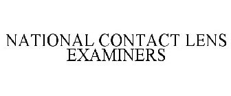 NATIONAL CONTACT LENS EXAMINERS