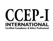 CCEP-I INTERNATIONAL CERTIFIED COMPLIANCE & ETHICS PROFESSIONAL