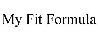 MY FIT FORMULA