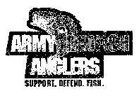 ARMY REDFISH ANGLERS SUPPORT. DEFEND. FISH.