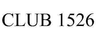 CLUB 1526