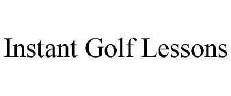 INSTANT GOLF LESSONS