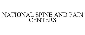 NATIONAL SPINE AND PAIN CENTERS