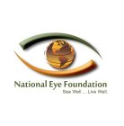 NATIONAL EYE FOUNDATION SEE WELL... LIVE WELL.