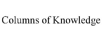 COLUMNS OF KNOWLEDGE