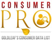 C O N $ U M E R P R O GOLDLEAF'S CONSUMER DATA LIST