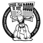 PIKES PEAK OR BUST RODEO SUPPORTING LOCAL MILITARY CHARITIES SINCE 1946