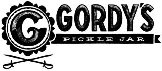 G GORDY'S PICKLE JAR