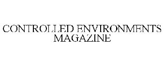 CONTROLLED ENVIRONMENTS MAGAZINE