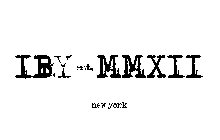 IBY EST. MMXII NEW YORK