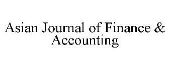 ASIAN JOURNAL OF FINANCE & ACCOUNTING