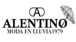 A ALENTINO MODA EN LLUVIA 1979