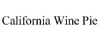 CALIFORNIA WINE PIE