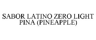 SABOR LATINO ZERO LIGHT PINA (PINEAPPLE)