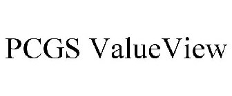 PCGS VALUEVIEW