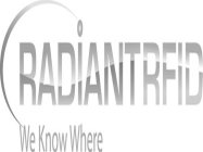 RADIANTRFID WE KNOW WHERE