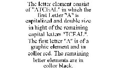 THE LETTER ELEMENT CONSIST OF 