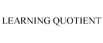 LEARNING QUOTIENT