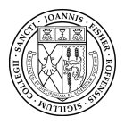 COLLEGII · SANCTI · JOANNIS · FISHER · ROFFENSIS · SIGILLUM BONITATEM ET DISCIPLINAM ET SCIENTIAM DOCE ME MM