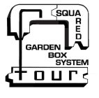 FOUR SQUARED GARDEN BOX SYSTEM