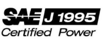 SAE J1995 CERTIFIED POWER