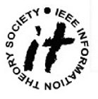 IT · IEEE INFORMATION THEORY SOCIETY
