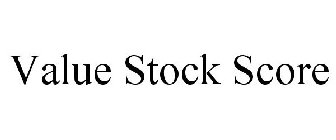 VALUE STOCK SCORE