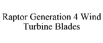 RAPTOR GENERATION 4 WIND TURBINE BLADES