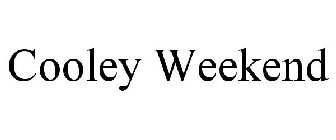 COOLEY WEEKEND
