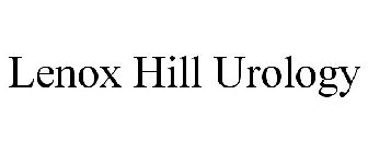 LENOX HILL UROLOGY