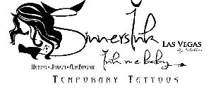 SINNERSINK LAS VEGAS BY CATALINA INK ME BABY HENNA·JAGUA·ARIBRUSH TEMPORARY TATTOOS