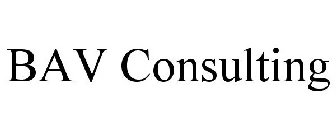 BAV CONSULTING