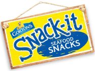 GORTON'S TRUSTED SINCE 1849 SNACK-IT SEAFOOD SNACKS