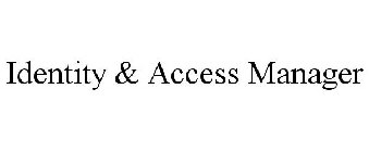 IDENTITY & ACCESS MANAGER
