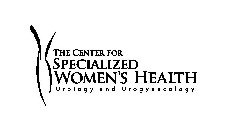 THE CENTER FOR SPECIALIZED WOMEN'S HEALTH UROLOGY AND UROGYNECOLOGY