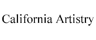 CALIFORNIA ARTISTRY