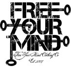 FREE YOUR MIND FREE YOUR MIND CLOTHING CO EST. 2007