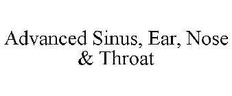 ADVANCED SINUS, EAR, NOSE & THROAT
