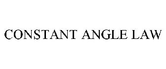 CONSTANT ANGLE LAW