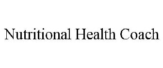 NUTRITIONAL HEALTH COACH