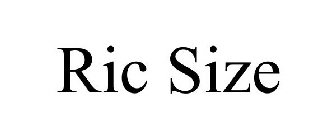 RIC SIZE