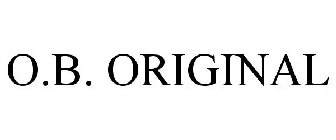 O.B. ORIGINAL